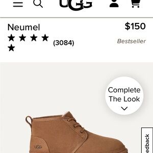 UGG Neumel Men's Brown Chukka Boots